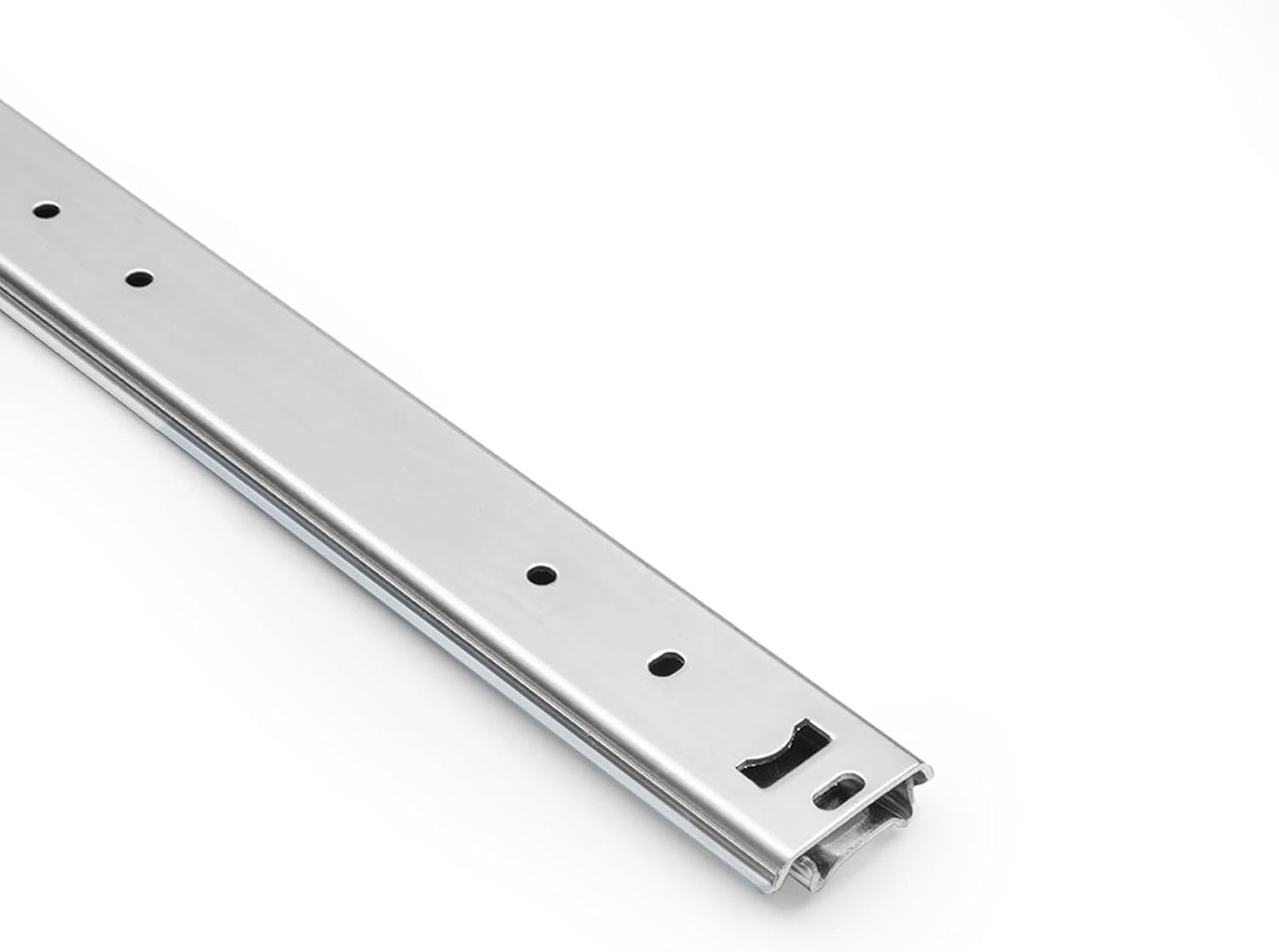 LONTAN 1 Pcs Center Mount Drawer Slides Bottom Mount for Cabinet and Dresser 14 Inch Heavy Duty Drawer Rails 9.74" Extension Glide Track